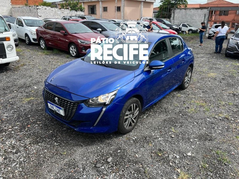 Peugeot 208 Allure 1.6 Flex 16V 5p Automático 2022 – Azul – Álcool/Gasolina